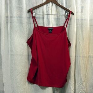 Lane Bryant Red Sleeveless Asymmetrical Camisole​